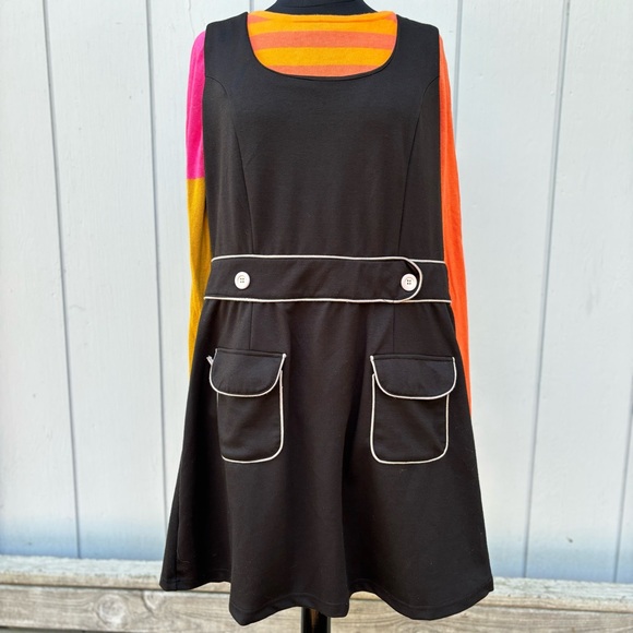 Mod Vintage Vertigo Paris A-Line Dress - Picture 3 of 13